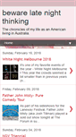 Mobile Screenshot of bewarelatenightthinking.blogspot.com
