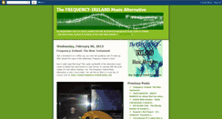 Desktop Screenshot of frequency-ireland.blogspot.com