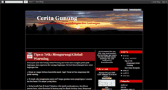 Desktop Screenshot of ceritagunung.blogspot.com
