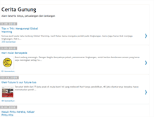 Tablet Screenshot of ceritagunung.blogspot.com