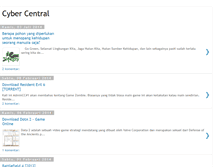 Tablet Screenshot of cyber-central.blogspot.com