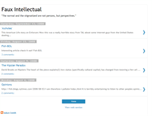 Tablet Screenshot of fauxintellectual.blogspot.com