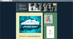 Desktop Screenshot of ajedreztorrenegra.blogspot.com
