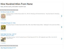 Tablet Screenshot of ninehundredmilesfromhome.blogspot.com