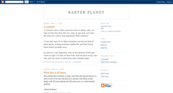 Desktop Screenshot of barterplanet.blogspot.com