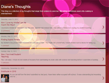 Tablet Screenshot of dianesthoughts-blog.blogspot.com