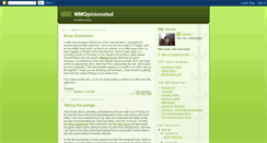 Desktop Screenshot of mmopinionated.blogspot.com