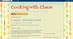 Desktop Screenshot of cookingchaotic.blogspot.com