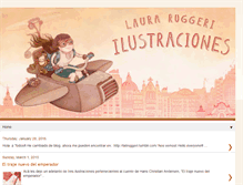 Tablet Screenshot of lauraruggeri-illustrations.blogspot.com