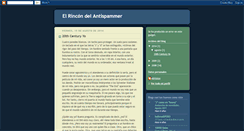 Desktop Screenshot of elrincondelantispammer.blogspot.com