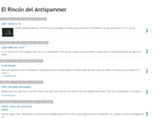 Tablet Screenshot of elrincondelantispammer.blogspot.com