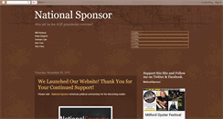 Desktop Screenshot of nationalsponsor.blogspot.com