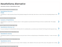 Tablet Screenshot of mesotheliomaalt.blogspot.com