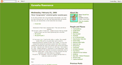 Desktop Screenshot of ganesharesonance.blogspot.com