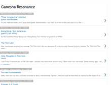 Tablet Screenshot of ganesharesonance.blogspot.com