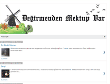 Tablet Screenshot of degirmendenmektupvar.blogspot.com