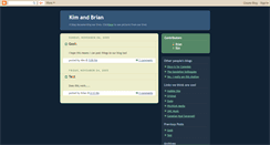 Desktop Screenshot of kimandbrian.blogspot.com