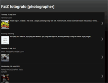 Tablet Screenshot of kaptenfaizphotography.blogspot.com