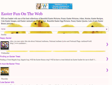 Tablet Screenshot of easterfunontheweb.blogspot.com