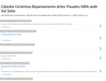 Tablet Screenshot of catedraceramica.blogspot.com
