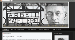 Desktop Screenshot of guildofblessedtitus.blogspot.com