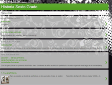 Tablet Screenshot of historiasextogradoproyecto.blogspot.com