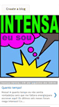 Mobile Screenshot of eusouintensa.blogspot.com