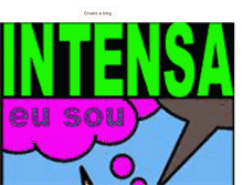 Tablet Screenshot of eusouintensa.blogspot.com