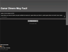 Tablet Screenshot of dineroyfacil.blogspot.com