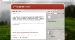 Desktop Screenshot of cyclingfredericton.blogspot.com