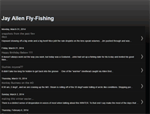 Tablet Screenshot of fly-fishingmichigan.blogspot.com