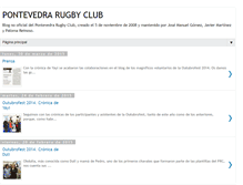 Tablet Screenshot of pontevedrarugbyclub.blogspot.com