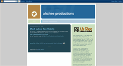 Desktop Screenshot of ahcheeproductions.blogspot.com