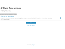 Tablet Screenshot of ahcheeproductions.blogspot.com