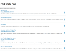 Tablet Screenshot of for-xbox-360.blogspot.com