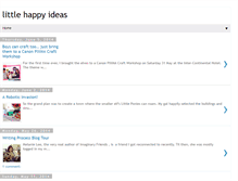 Tablet Screenshot of littlehappyideas.blogspot.com