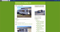 Desktop Screenshot of caravanesetcamping-cars.blogspot.com