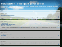 Tablet Screenshot of intereducacao.blogspot.com