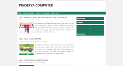 Desktop Screenshot of prasetya-computer.blogspot.com