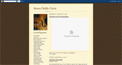 Desktop Screenshot of fiddlecircle.blogspot.com