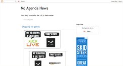 Desktop Screenshot of noagendanews.blogspot.com