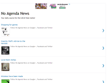 Tablet Screenshot of noagendanews.blogspot.com