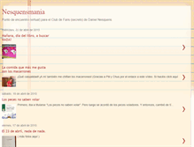 Tablet Screenshot of nesquensmania.blogspot.com