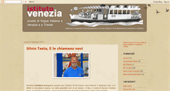 Desktop Screenshot of istitutovenezia.blogspot.com