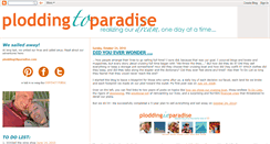 Desktop Screenshot of ploddingtoparadise.blogspot.com