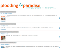 Tablet Screenshot of ploddingtoparadise.blogspot.com