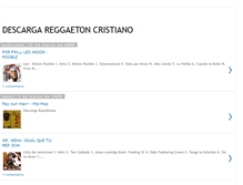 Tablet Screenshot of mundoreggaetoncristiano2.blogspot.com