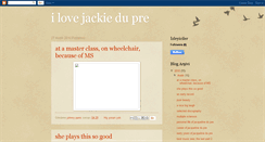 Desktop Screenshot of ilovejackiedupre.blogspot.com