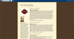 Desktop Screenshot of fairtradedesign.blogspot.com
