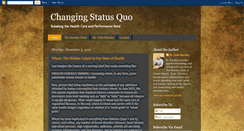 Desktop Screenshot of changingstatusquo.blogspot.com